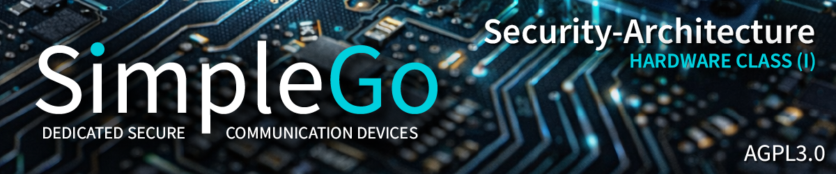 SimpleGo Security Architecture - Hardware Class 1